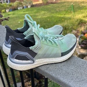 Adidas Women's Mint and Black Athletic Shoes